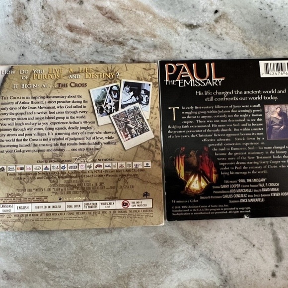 LOT 5 RELIGIOUS DVDS True Story of Christmas, Book of Daniel, The Cross, Paul - Picture 3 of 12